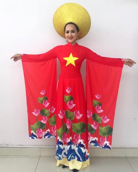 Áo Dài lá cờ 2