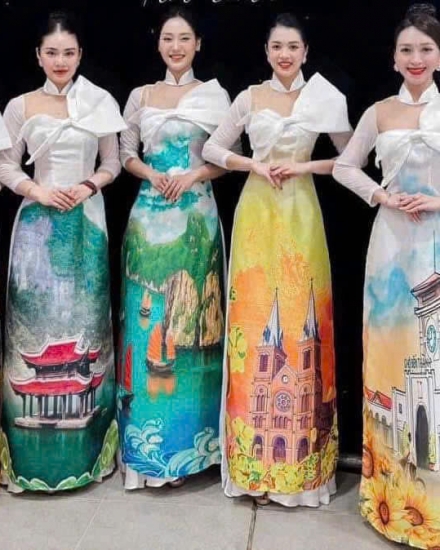 Áo Dài Tranh